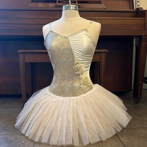 Ballerina Beige Floral Costume!